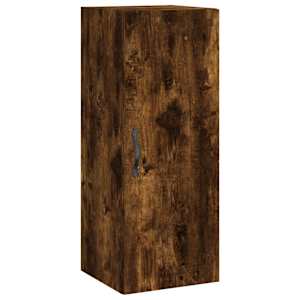 Skříň highboard kouřový dub 34,5 x 34 x 180 cm kompozitní dřevo - obrázek 5