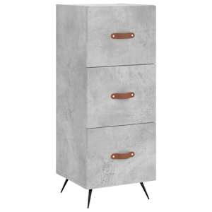 Skříň highboard betonově šedá 34,5x34x180 cm kompozitní dřevo - obrázek 5
