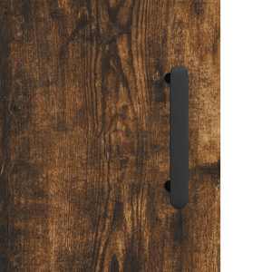 Skříň highboard kouřový dub 34,5 x 34 x 180 cm kompozitní dřevo - obrázek 10