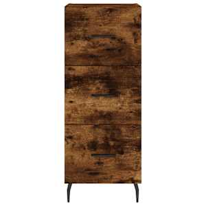Skříň highboard kouřový dub 34,5 x 34 x 180 cm kompozitní dřevo - obrázek 6