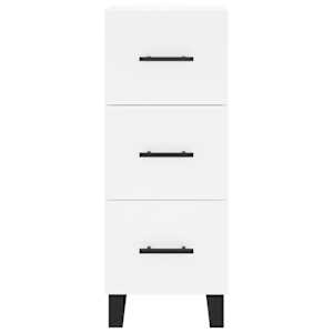 Skříň highboard bílá 34,5 x 34 x 180 cm kompozitní dřevo - obrázek 6