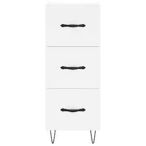 Skříň highboard bílá 34,5 x 34 x 180 cm kompozitní dřevo - obrázek 8