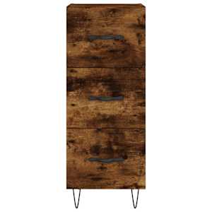 Skříň highboard kouřový dub 34,5 x 34 x 180 cm kompozitní dřevo - obrázek 8