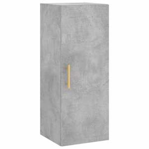Skříň highboard betonově šedá 34,5x34x180 cm kompozitní dřevo - obrázek 7