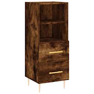 Skříň highboard kouřový dub 34,5 x 34 x 180 cm kompozitní dřevo - obrázek 5