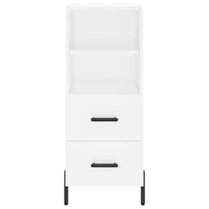 Skříň highboard bílá 34,5 x 34 x 180 cm kompozitní dřevo - obrázek 6