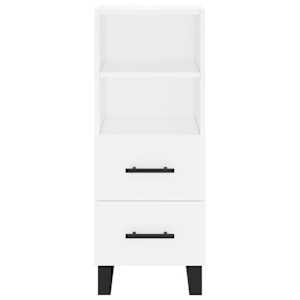Skříň highboard bílá 34,5 x 34 x 180 cm kompozitní dřevo - obrázek 6