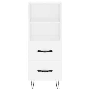 Skříň highboard bílá 34,5 x 34 x 180 cm kompozitní dřevo - obrázek 8