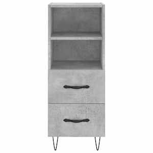 Skříň highboard betonově šedá 34,5x34x180 cm kompozitní dřevo - obrázek 8