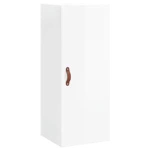 Skříň highboard bílá s vysokým leskem 34,5x34x180 cm kompozit - obrázek 7