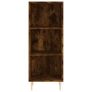 Skříň highboard kouřový dub 34,5 x 34 x 180 cm kompozitní dřevo - obrázek 6