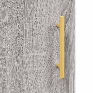 Skříň highboard šedá sonoma 34,5 x 34 x 180 cm kompozitní dřevo - obrázek 10