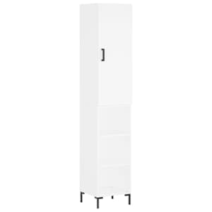 Skříň highboard bílá 34,5 x 34 x 180 cm kompozitní dřevo - obrázek 2