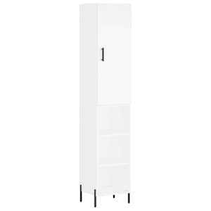 Skříň highboard bílá 34,5 x 34 x 180 cm kompozitní dřevo - obrázek 2