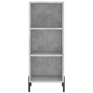 Skříň highboard betonově šedá 34,5x34x180 cm kompozitní dřevo - obrázek 6