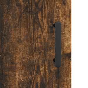 Skříň highboard kouřový dub 34,5 x 34 x 180 cm kompozitní dřevo - obrázek 10