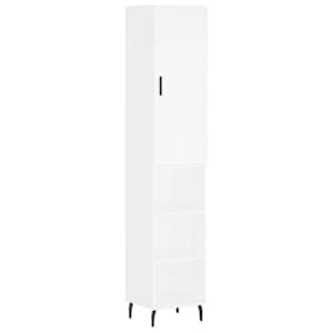 Skříň highboard bílá 34,5 x 34 x 180 cm kompozitní dřevo - obrázek 2