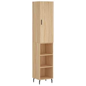 Skříň highboard dub sonoma 34,5 x 34 x 180 cm kompozitní dřevo - obrázek 2