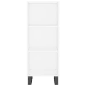 Skříň highboard bílá 34,5 x 34 x 180 cm kompozitní dřevo - obrázek 8