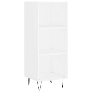 Skříň highboard bílá 34,5 x 34 x 180 cm kompozitní dřevo - obrázek 5