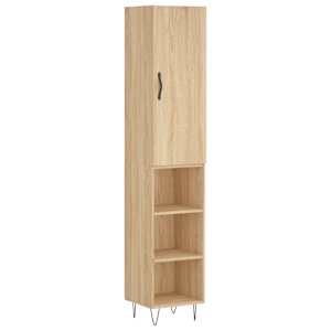Skříň highboard dub sonoma 34,5 x 34 x 180 cm kompozitní dřevo - obrázek 2