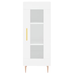 Skříň highboard bílá 34,5 x 34 x 180 cm kompozitní dřevo - obrázek 6