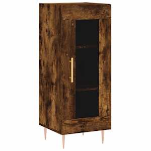 Skříň highboard kouřový dub 34,5 x 34 x 180 cm kompozitní dřevo - obrázek 5