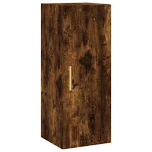 Skříň highboard kouřový dub 34,5 x 34 x 180 cm kompozitní dřevo - obrázek 7