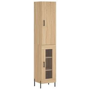 Skříň highboard dub sonoma 34,5 x 34 x 180 cm kompozitní dřevo - obrázek 2