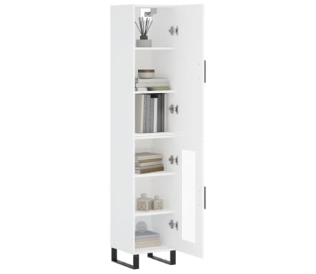 vidaXL Highboard Wei&szlig; 34,5x34x180 cm Holzwerkstoff