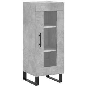 Skříň highboard betonově šedá 34,5x34x180 cm kompozitní dřevo - obrázek 5