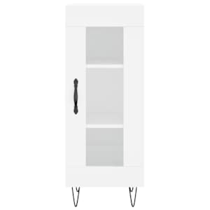 Skříň highboard bílá 34,5 x 34 x 180 cm kompozitní dřevo - obrázek 6