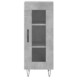 Skříň highboard betonově šedá 34,5x34x180 cm kompozitní dřevo - obrázek 6