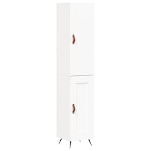Skříň highboard bílá 34,5 x 34 x 180 cm kompozitní dřevo - obrázek 2