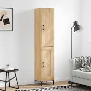 Skříň highboard dub sonoma 34,5 x 34 x 180 cm kompozitní dřevo - obrázek 1