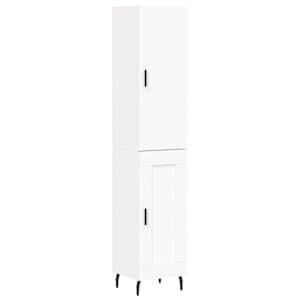Skříň highboard bílá 34,5 x 34 x 180 cm kompozitní dřevo - obrázek 2