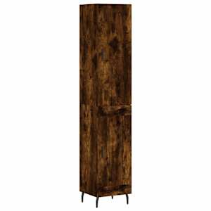Skříň highboard kouřový dub 34,5 x 34 x 180 cm kompozitní dřevo - obrázek 2