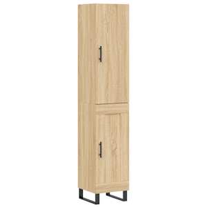 Skříň highboard dub sonoma 34,5 x 34 x 180 cm kompozitní dřevo - obrázek 2