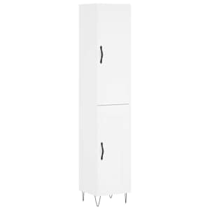 Skříň highboard bílá 34,5 x 34 x 180 cm kompozitní dřevo - obrázek 2
