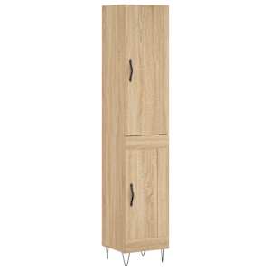 Skříň highboard dub sonoma 34,5 x 34 x 180 cm kompozitní dřevo - obrázek 2