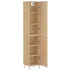 Skříň highboard dub sonoma 34,5 x 34 x 180 cm kompozitní dřevo - obrázek 4