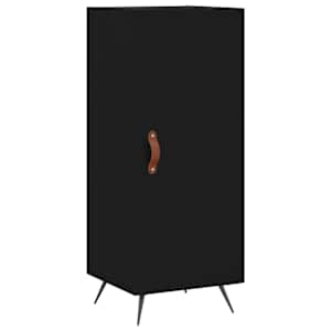 Skříň highboard černá 34,5 x 34 x 180 cm kompozitní dřevo - obrázek 5