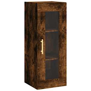 Skříň highboard kouřový dub 34,5 x 34 x 180 cm kompozitní dřevo - obrázek 5
