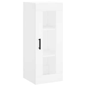 Skříň highboard bílá 34,5 x 34 x 180 cm kompozitní dřevo - obrázek 7
