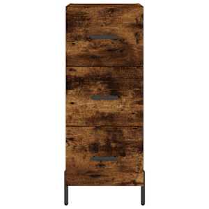 Skříň highboard kouřový dub 34,5 x 34 x 180 cm kompozitní dřevo - obrázek 6
