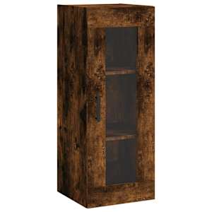 Skříň highboard kouřový dub 34,5 x 34 x 180 cm kompozitní dřevo - obrázek 7