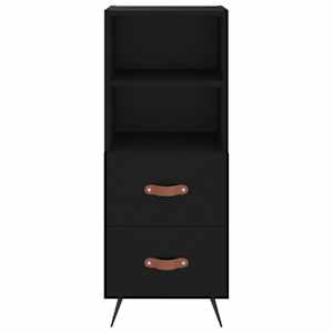Skříň highboard černá 34,5 x 34 x 180 cm kompozitní dřevo - obrázek 6