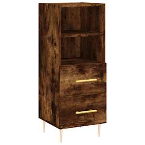 Skříň highboard kouřový dub 34,5 x 34 x 180 cm kompozitní dřevo - obrázek 5
