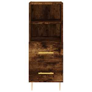 Skříň highboard kouřový dub 34,5 x 34 x 180 cm kompozitní dřevo - obrázek 6