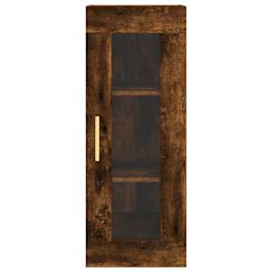 Skříň highboard kouřový dub 34,5 x 34 x 180 cm kompozitní dřevo - obrázek 8